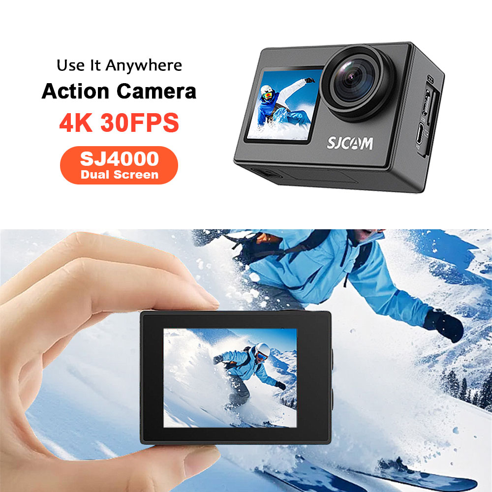 Drone Camera Action - SJCAM SJ4000 4K/30 fps Action Camera