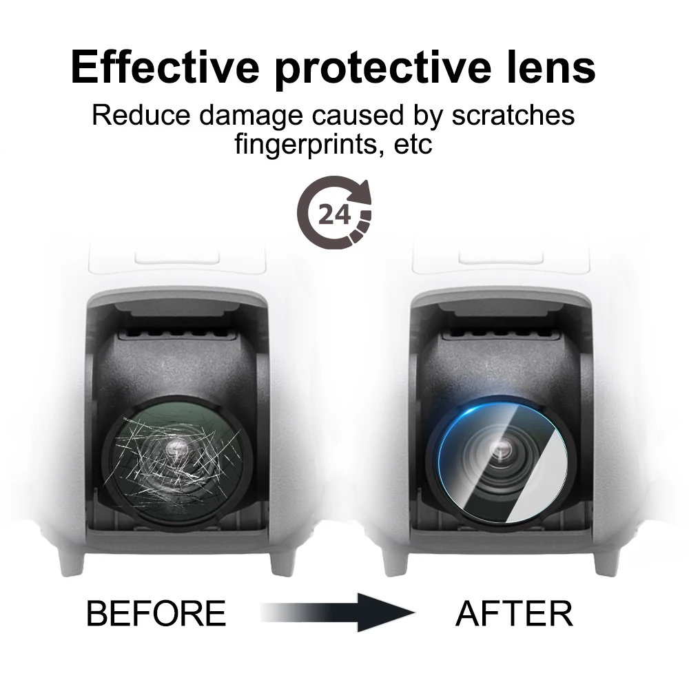 10/5/1PCS Tempered Glass Camer - огляд і ціна Drone Camera Filter