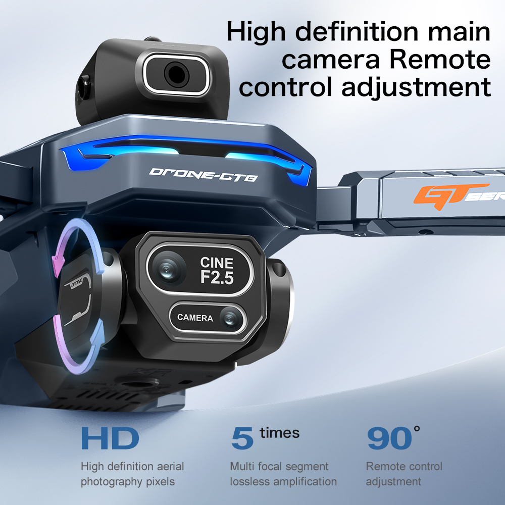 NEW GT8 HD RC Drone 4K Profess - огляд і ціна Drone Camera Night Vision