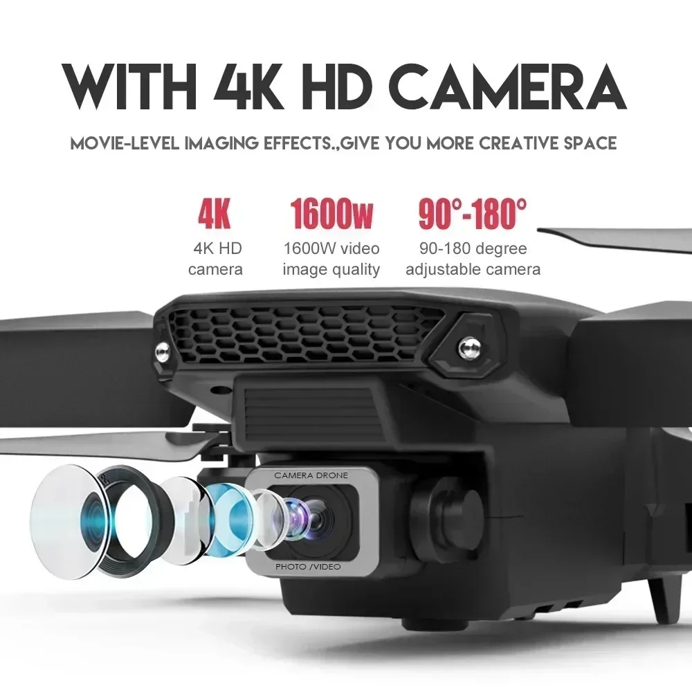 E88 Pro WIFI FPV Drone Wide An - огляд і ціна Drone Camera Lens