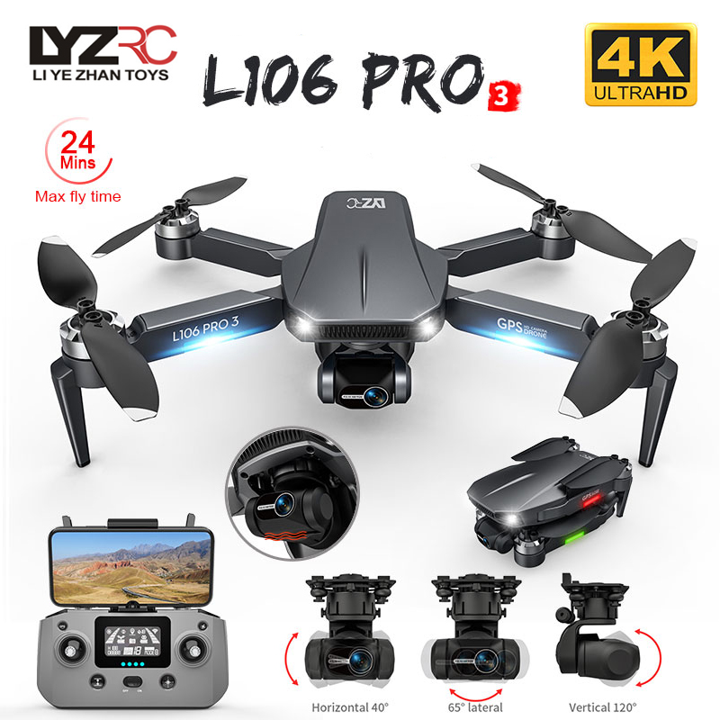 L106 Pro 3 Drone 5G WIFI FPV F - огляд і ціна Drone Camera Professional