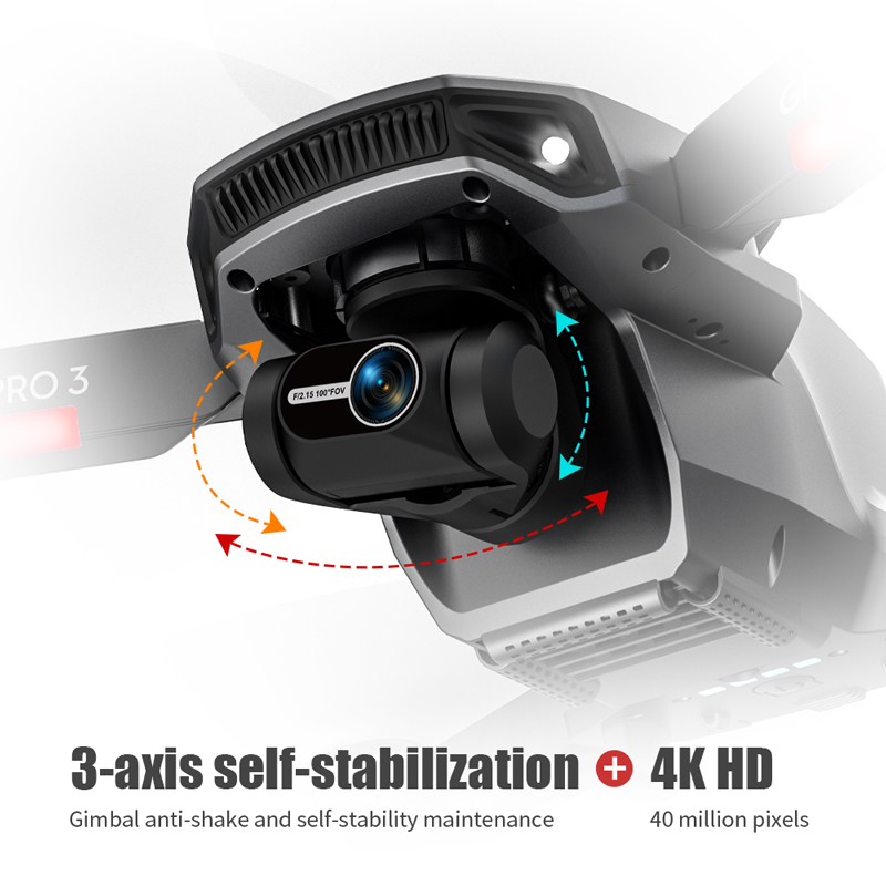 L106 Pro 3 Drone 5G WIFI FPV F - огляд і ціна Drone Camera Professional