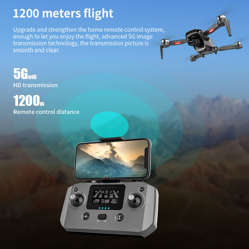 L106 Pro 3 Drone 5G WIFI FPV F - огляд і ціна Drone Camera Professional