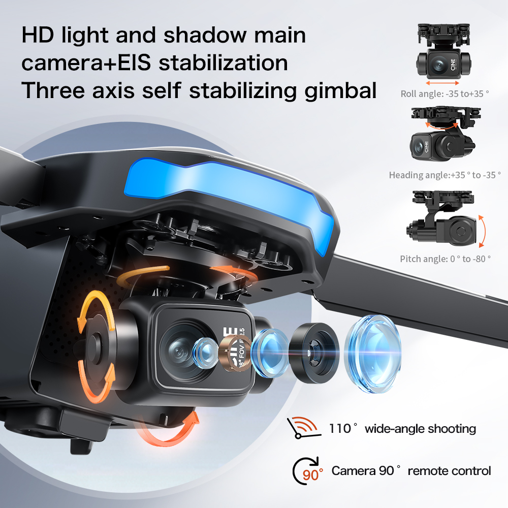 New S-X1 MAX Drone GPS 8K Prof - огляд і ціна Drone Camera Lens