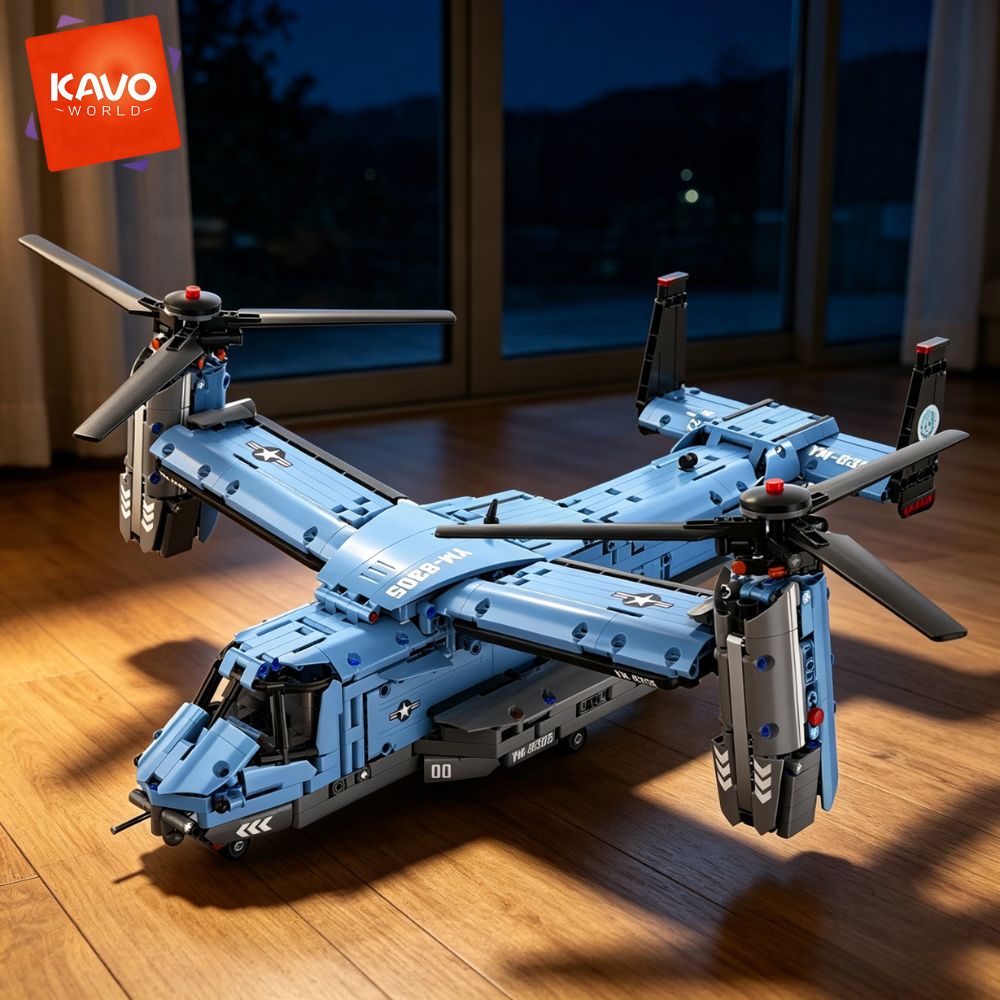 KAVOWORLD 1486PCS V-22 Osprey  - огляд і ціна Jjrc Drone X12